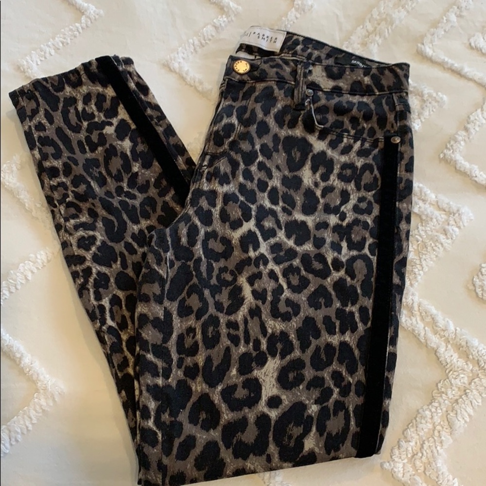 Parker Smith animal print jeans